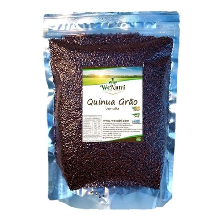 Quinua Quinoa Vermelha em Grãos 1kg Wenutri