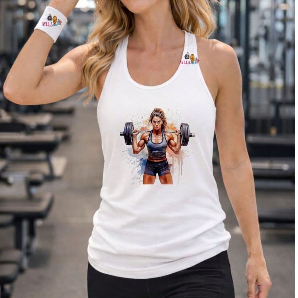 Regata Feminina, "Mulher Fitness" Academia, Fitness, Verão, Plus Size, Moda Fitness, retrô, yoga, meditação