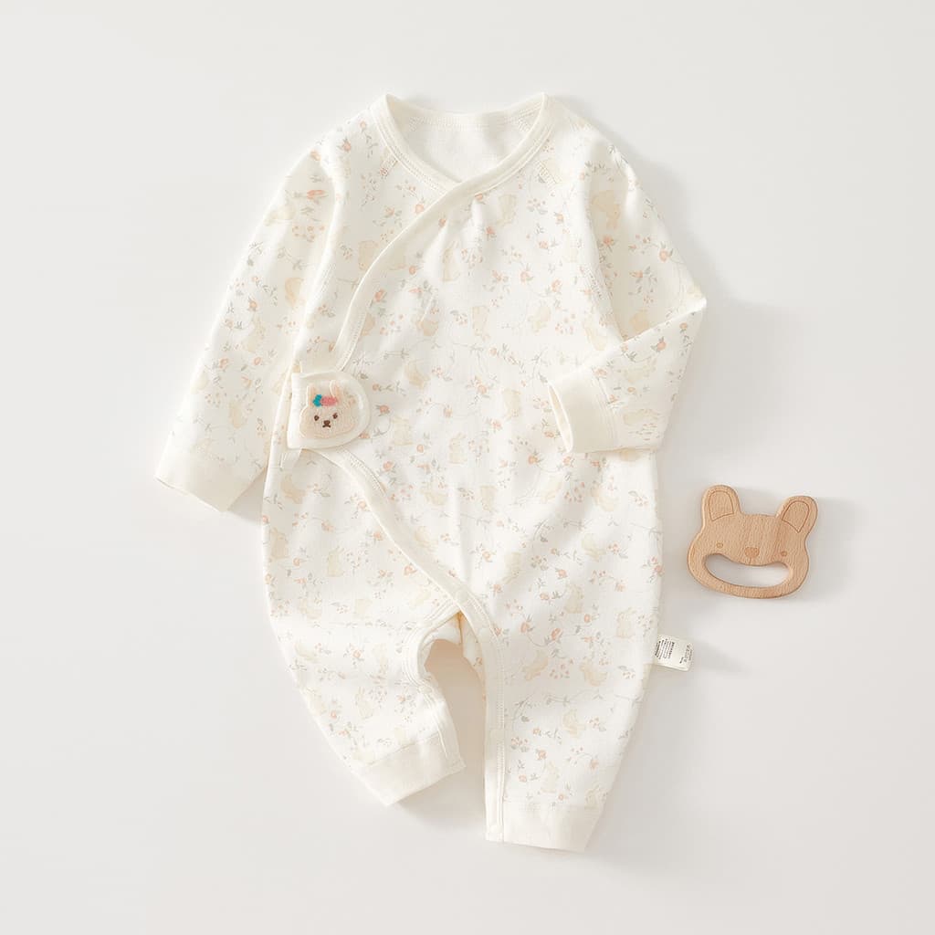 Roupas de bebê recém-nascido outono estilo fino manga comprida macacão macacão bebê menina primavera outono roupas desos