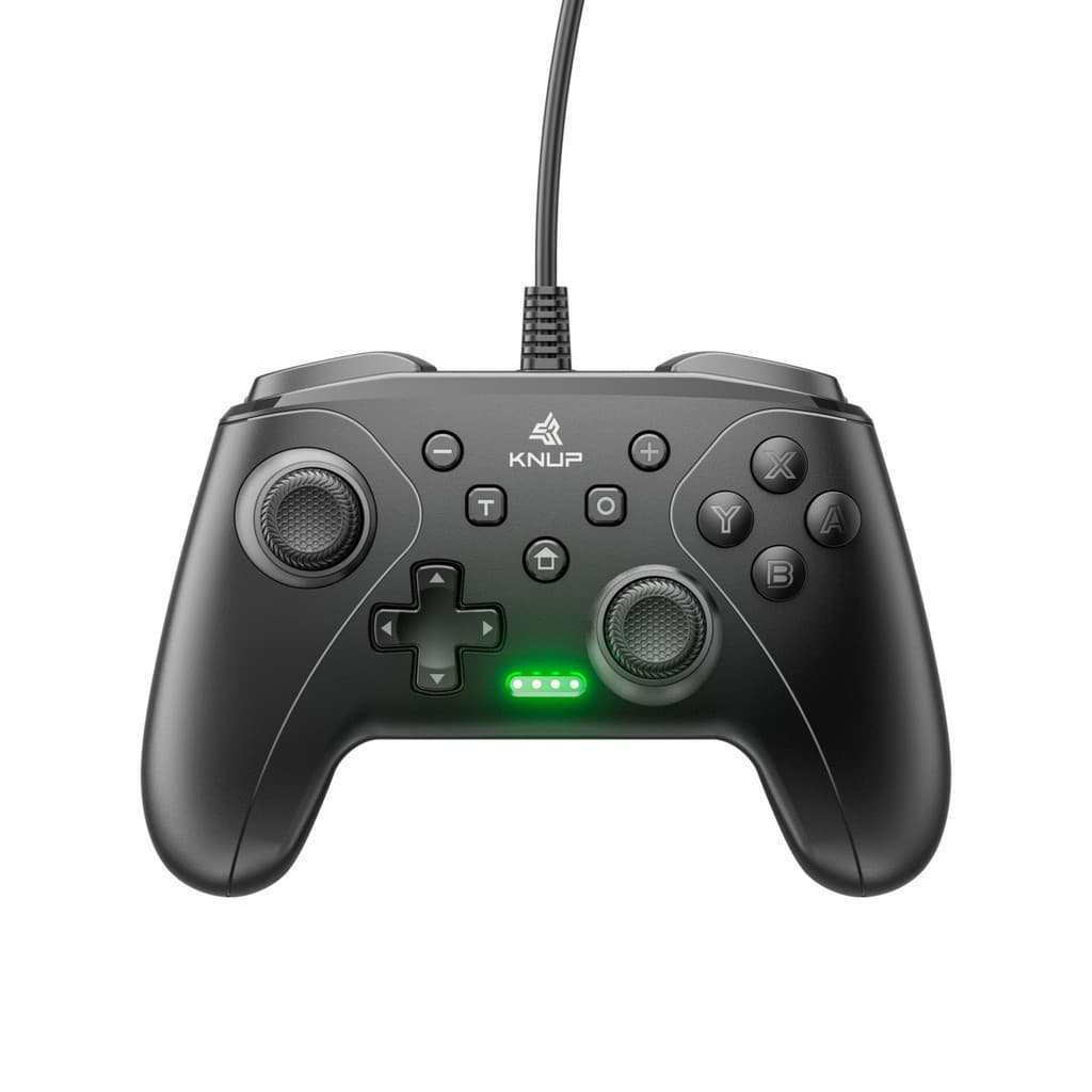 Controle Gamer Com Fio USB Android Computador PC Console Video Game Joystick Knup KP-CN700