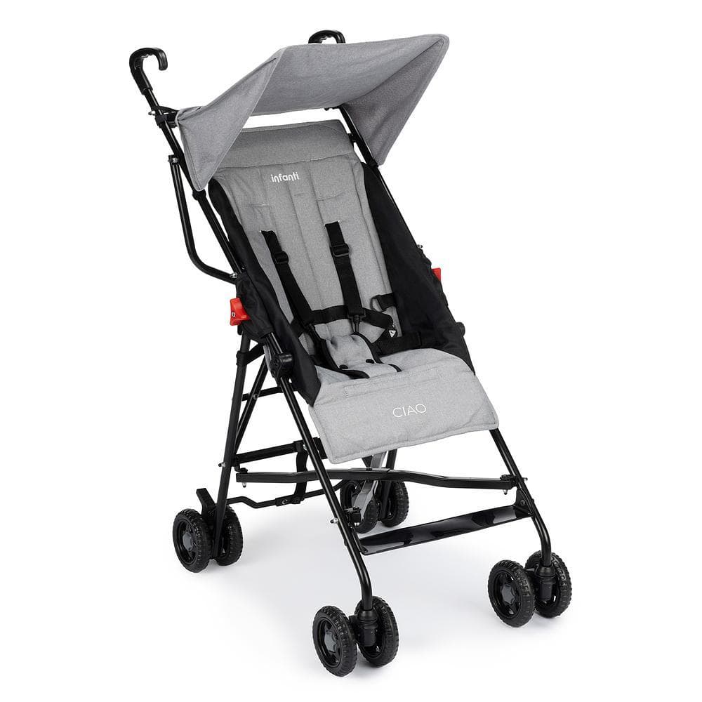 Carrinho de Bebê Infanti Ciao Guarda-Chuva de Passeio 6 Meses a 15kg Cinza
