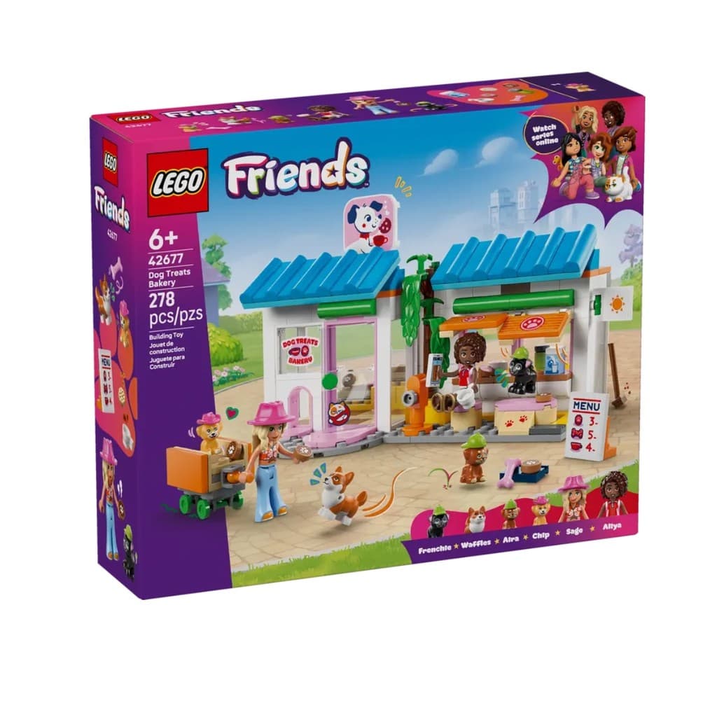 Padaria De Guloseimas Caninas 278 Peças Friends Blocos de Montar 42677 - LEGO