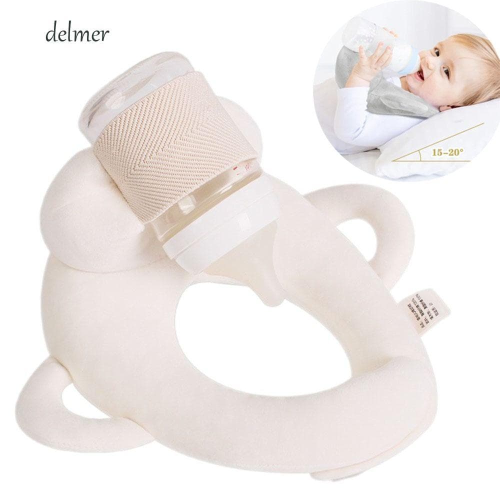 Suporte Para Mamadeira Com Alimentação Automática DELMER , Travesseiro Ajustável De Recém-Nascidos Alça Lateral De 2 Lad