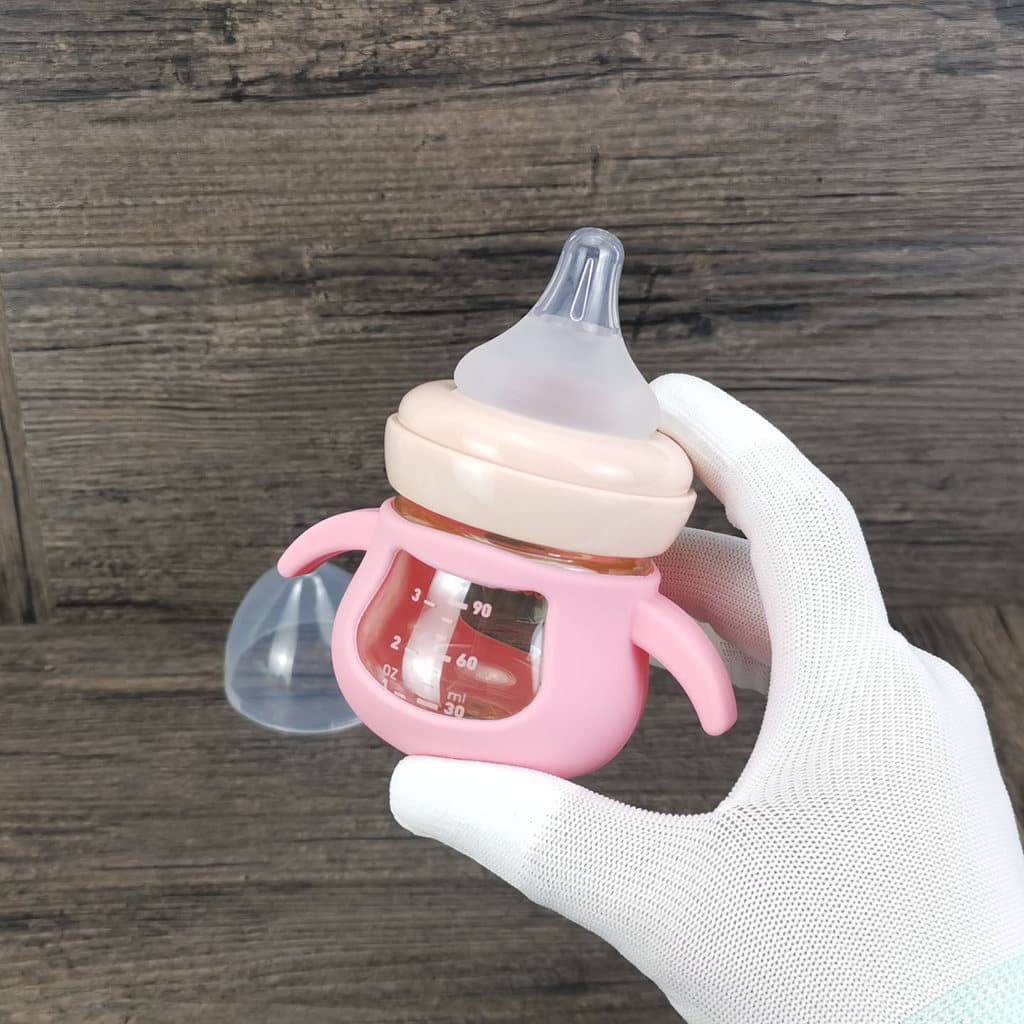 Bebê recém-nascido grande calibre PPSU pequena garrafa de bebê 120ml alimentação do bebê biônico leite materno Anti-cóli