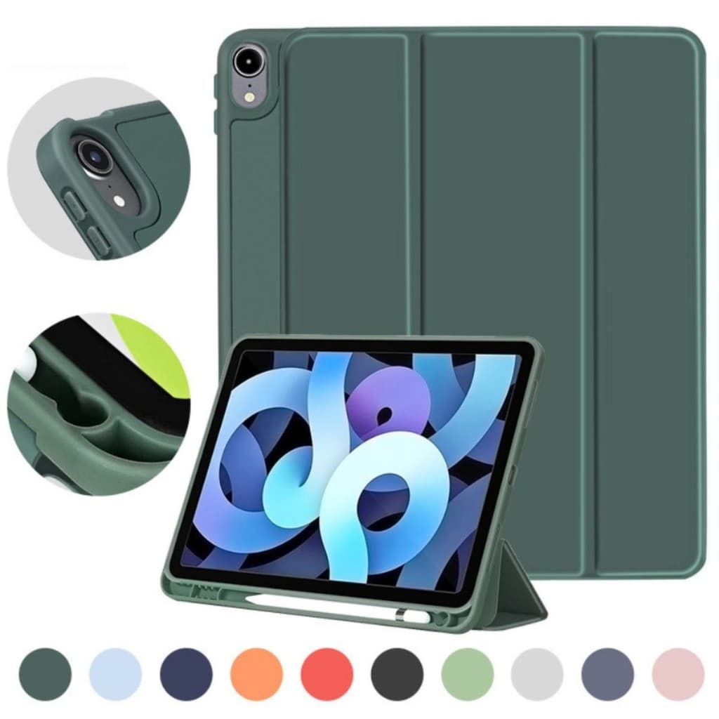 Compativel iPad Capa Slot Caneta Mini Air A16 13 Pro 10 11 M2 M3 M4 M5