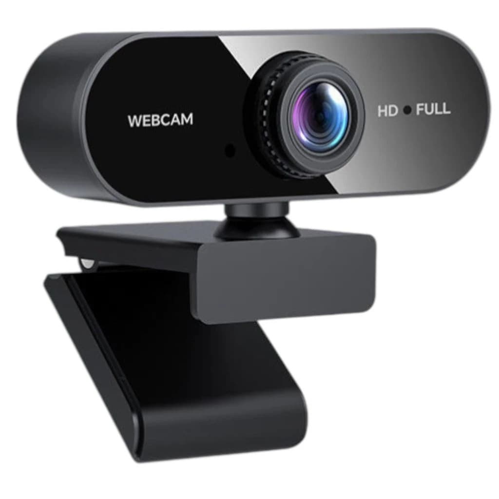 Webcam Computador Full HD câmera 1080x1920p Com Microfone 2MP USB Plug Play Home Office
