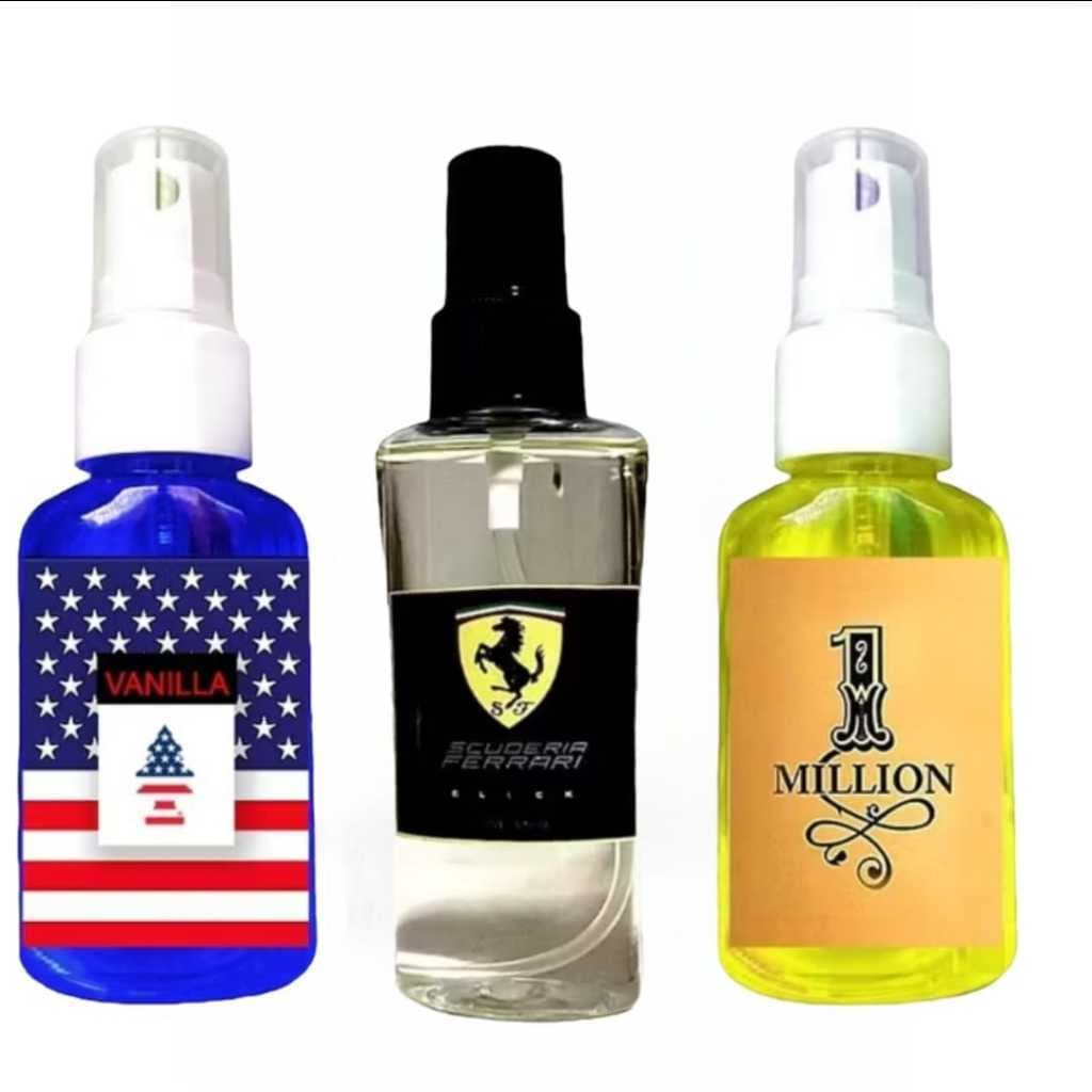KIT COM ( 3 OU 1 UNIDADE ) Cheirinho Spray  para Carro   Automotivo Aromatizante Aroma Concentrado