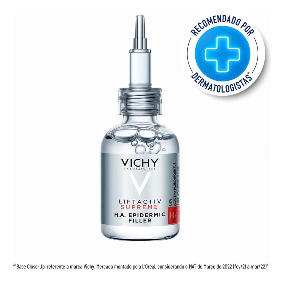 Sérum Anti-idade Preenchedor com Ácido Hialurônico, Reduz Rugas e Linhas Finas H.A Epidermic Filler Liftactiv Vichy 30ml