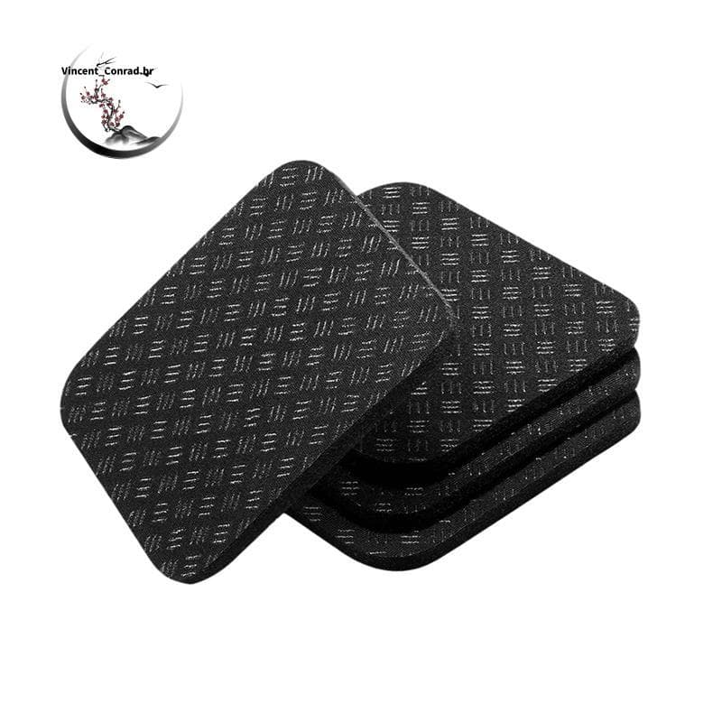 Tapete Antiderrapante Para Bicicleta Ergométrica , Esteira De Silicone À Prova De Choque , Almofada De Caminhada