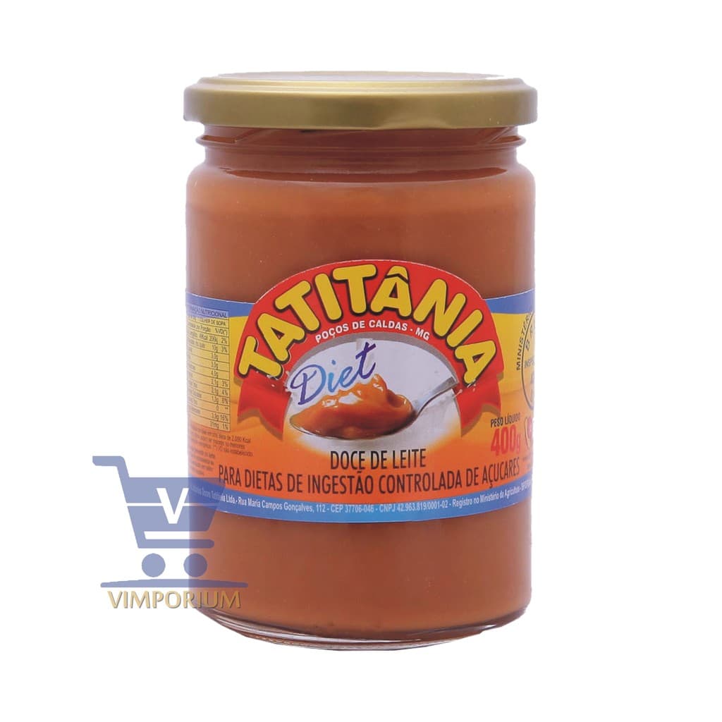 Doce de Leite Diet Zero Açúcar 400g – Sem Adição de Açúcares, Cremoso, Saudável, Fit, p/ Diabéticos