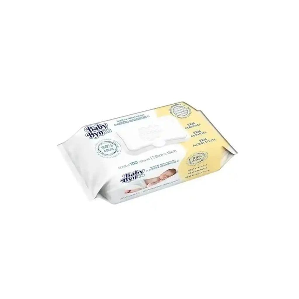 Lenço Umedecido Baby Byn Recem Nascido 100 Unids