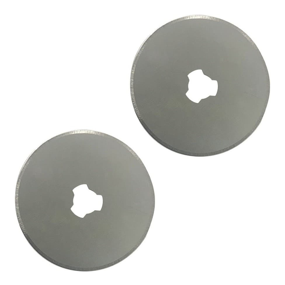 2 Laminas Disco Refil Para Cortador Circular 45mm Patchwork de Cortar Tecido Papel