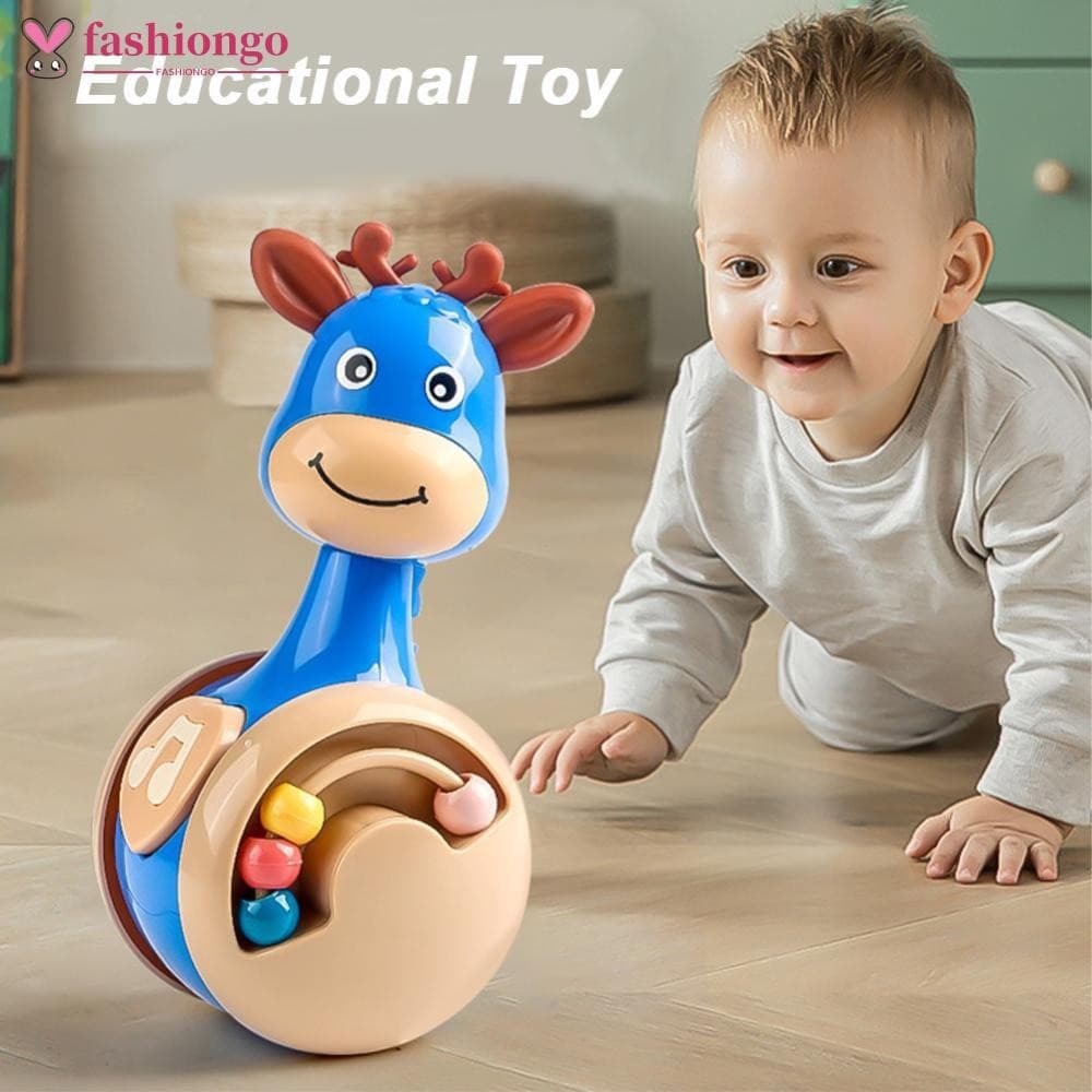 FASHIONGO Tumbler Wobbler Brinquedos Deslizantes Brinquedo Educativo Do Bebê Presente Para Infantil Menino Menina 12 Mes