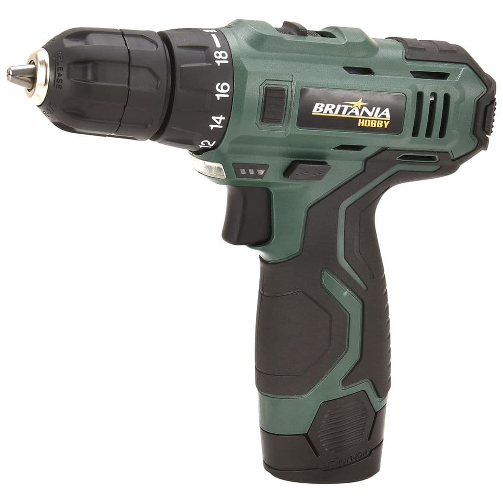 Parafusadeira e Furadeira Britânia Hobby BPF03M Com Estojo