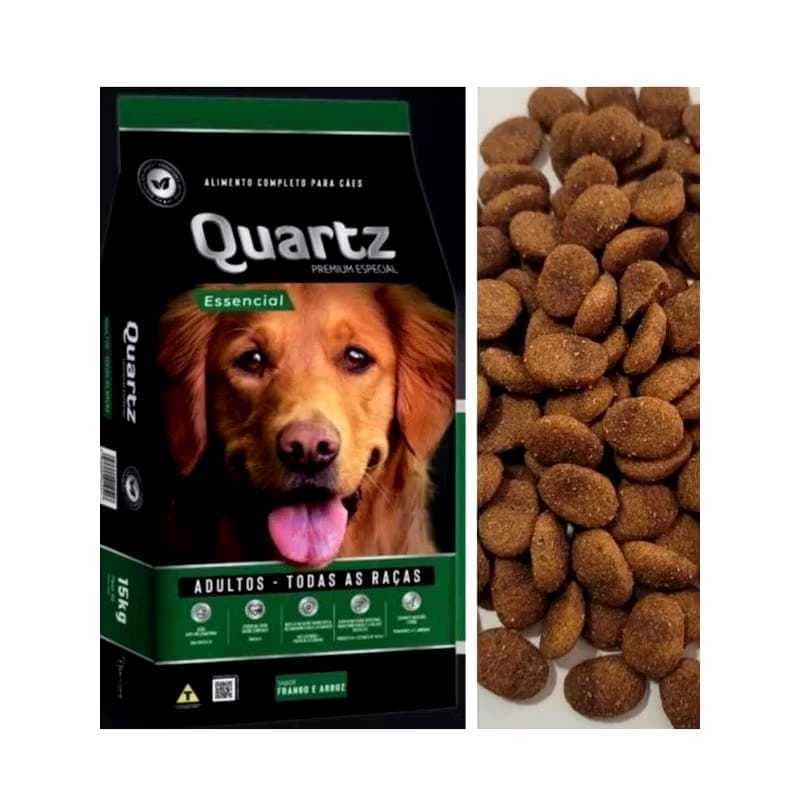Ração Quartz Essencial Cães  Adultos Frango e Arroz 15kg