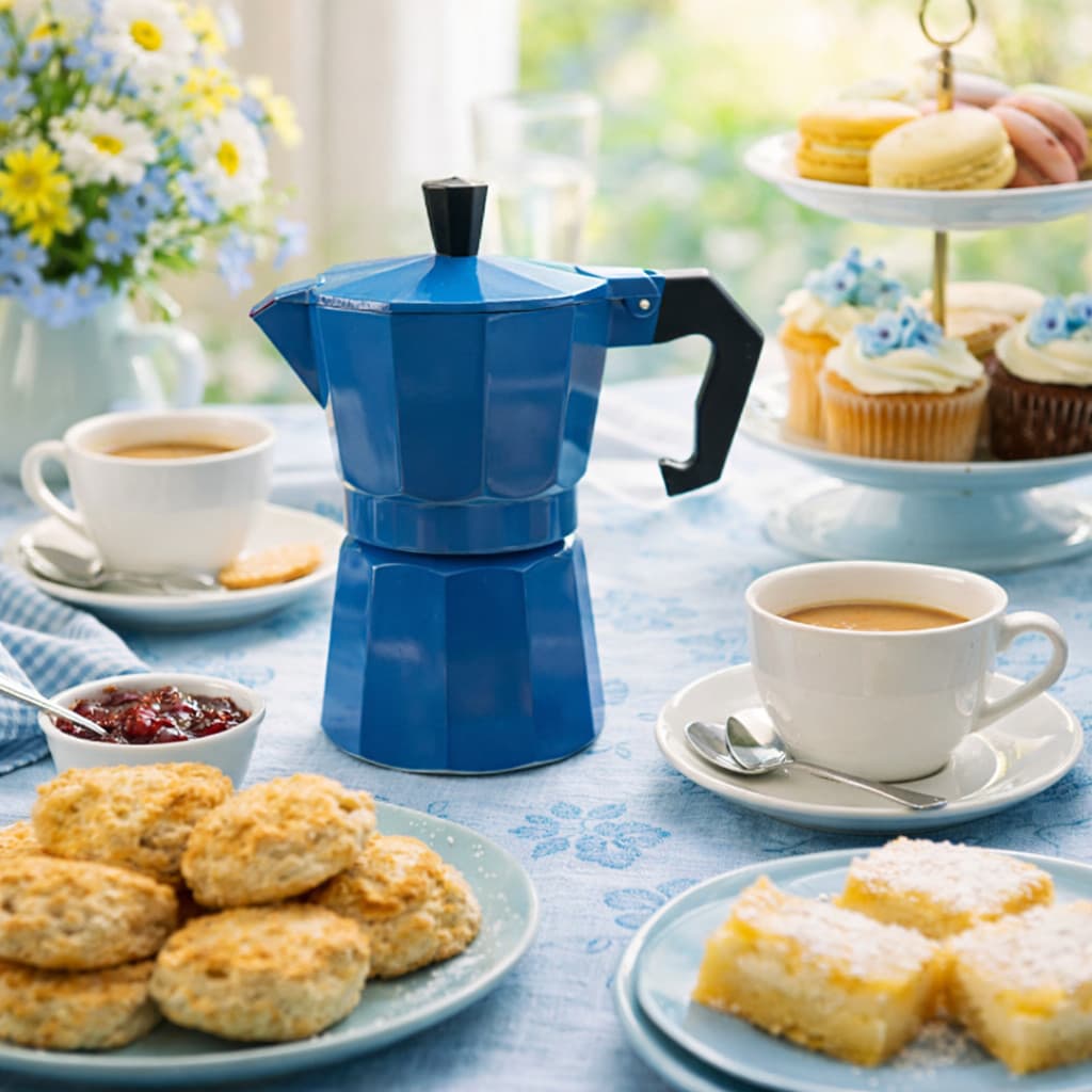 Cafeteira Moka Italiana 3 Xícara Alumínio Grão Café Forte Expresso Cozinha Fogão