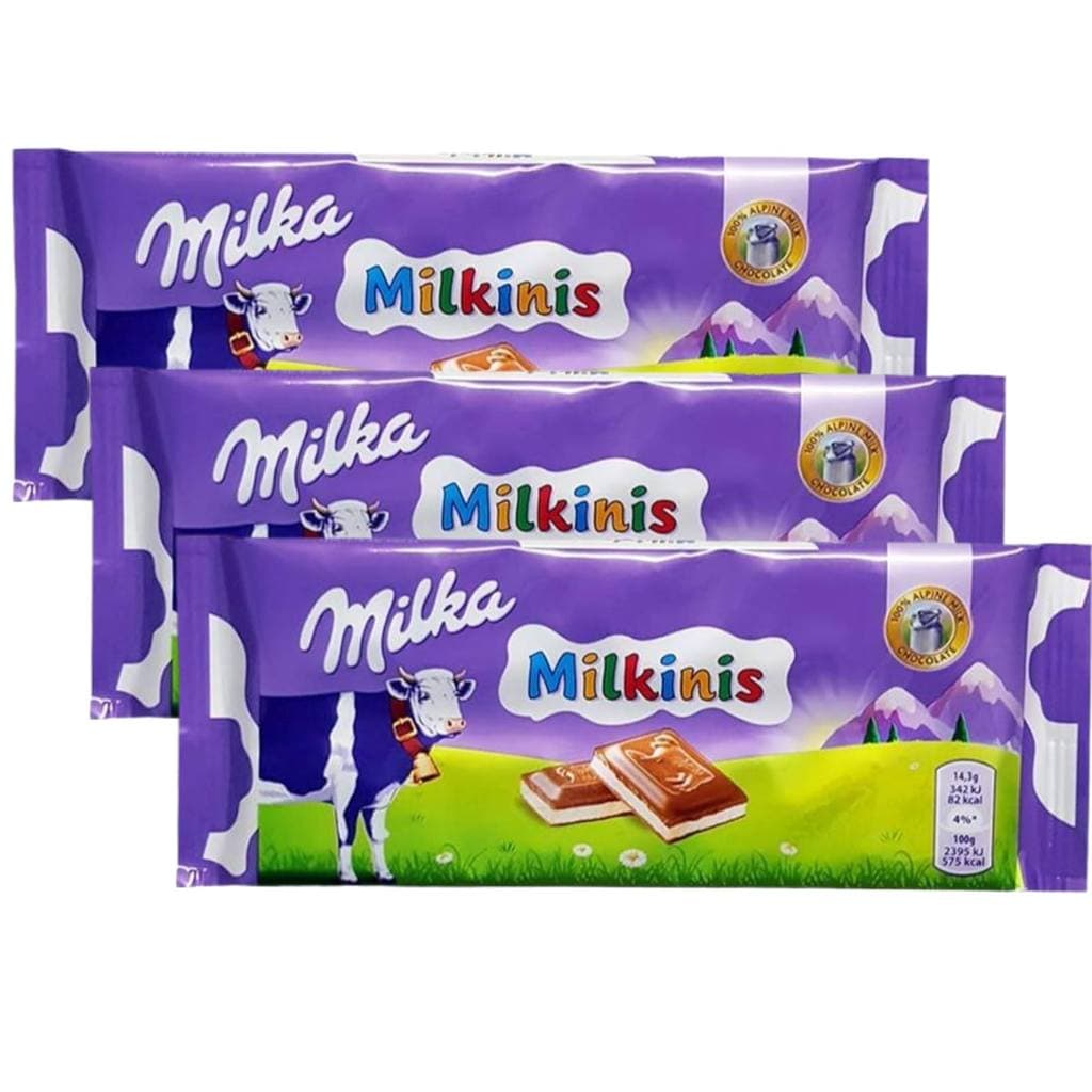 Milka Milkinis Chocolate & Leite Importado - 3 Un