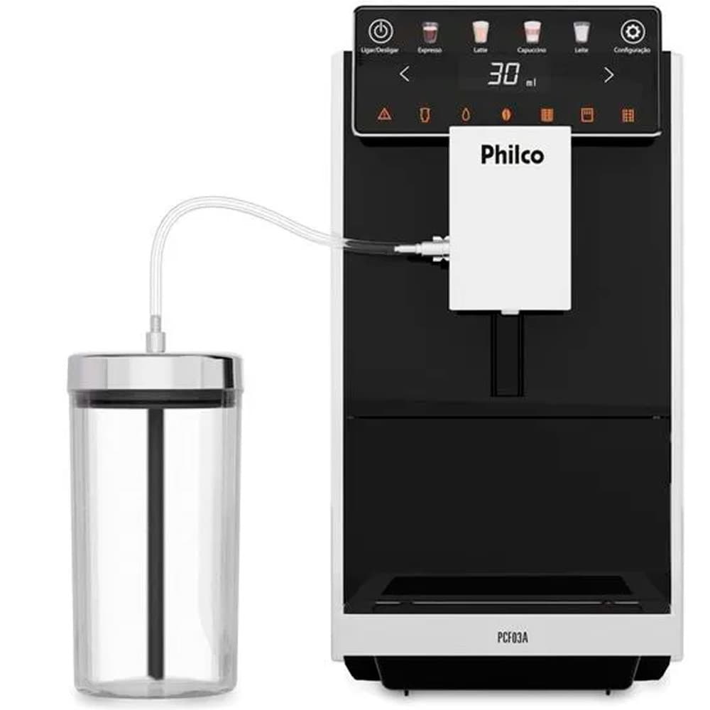 Cafeteira Expresso Philco PCF03A com Moedor 250g Integrado Reservatório de 1,2 Litros