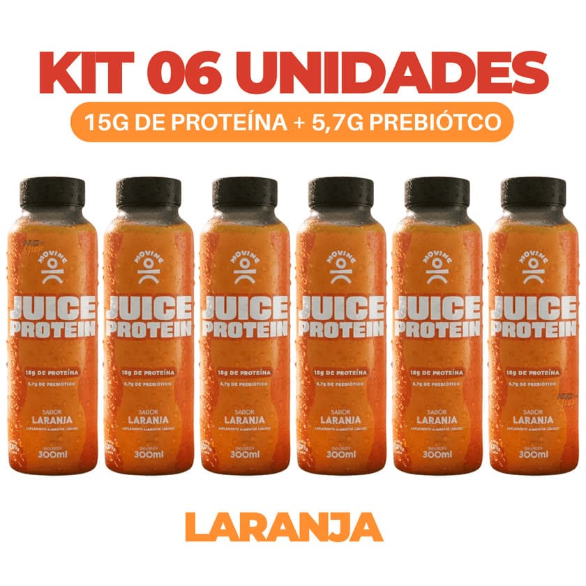 Moving Juice Protein | SABOR: Laranja - 300ml 06 UNI
