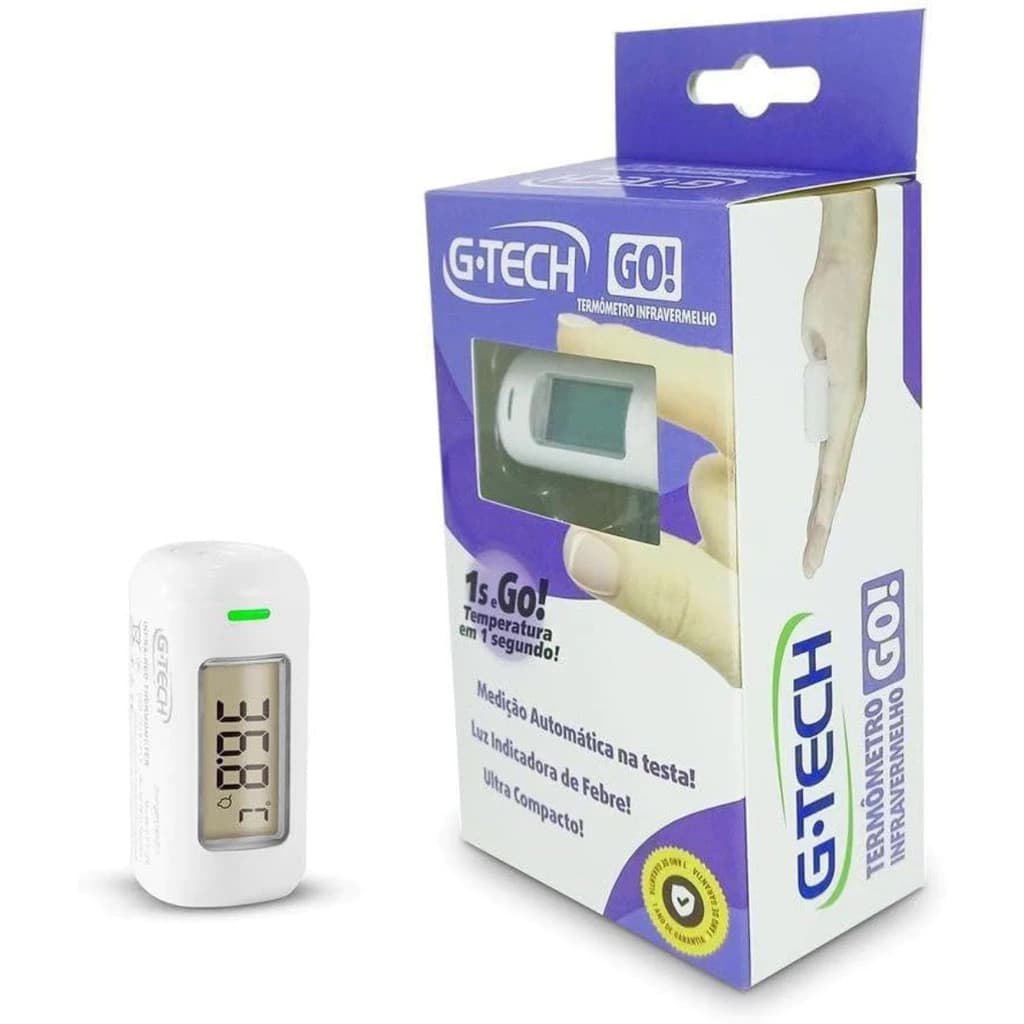 Termômetro Digital de Testa Go Infravermelho Temperatura Corporal - Gtech