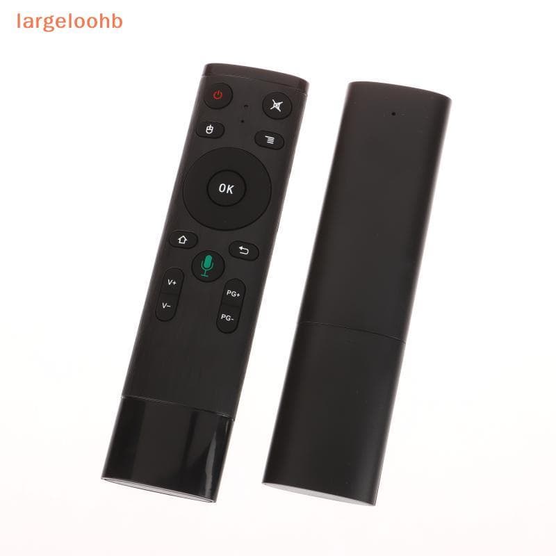 [largeloohb] Controle Remoto De Voz Sem Fio 2.4G Controlador Giroscópio Com Receptor USB Q5 Air Mouse Para Projetor Smar