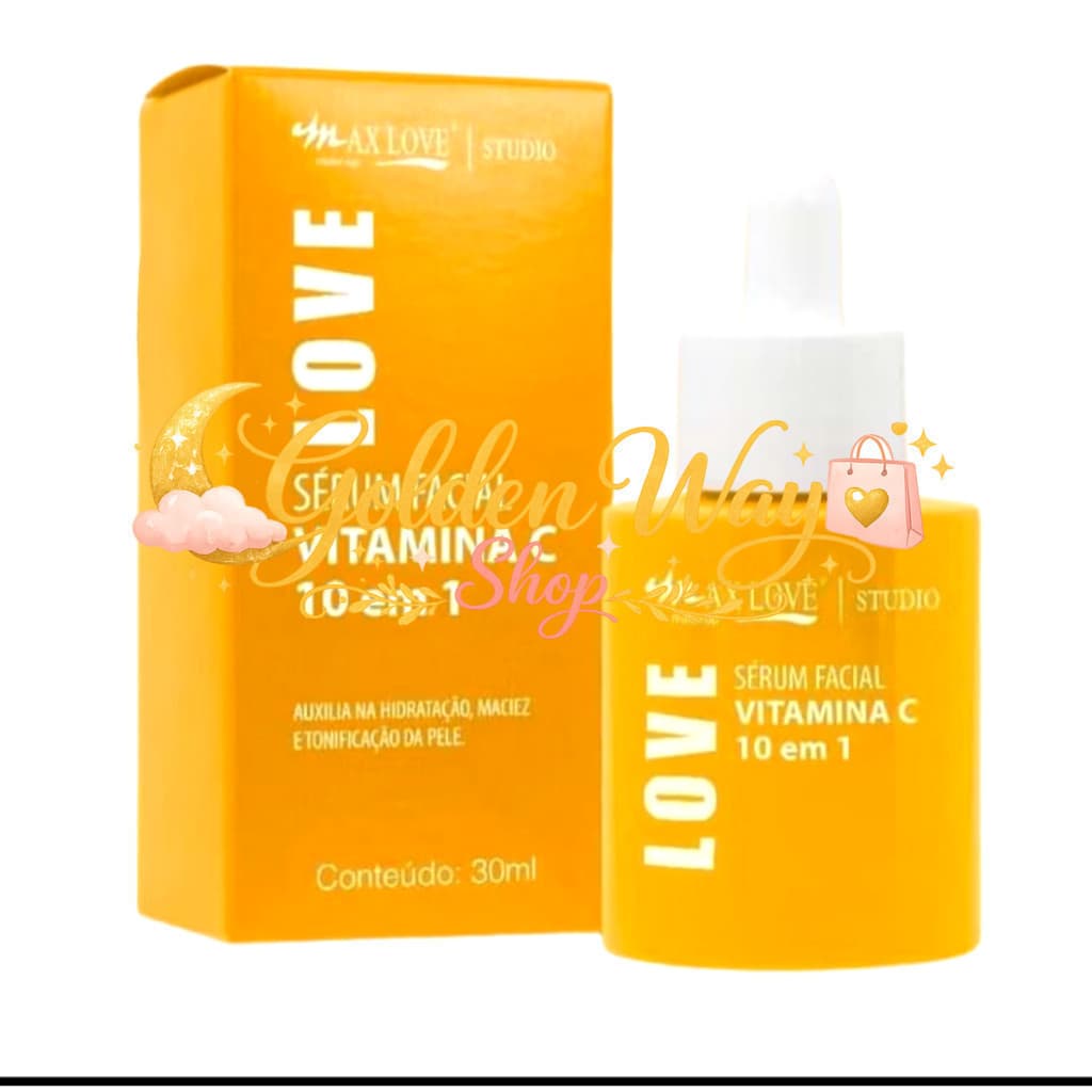 ✨ Sérum Facial Vitamina C 10 em 1 Max Love – Antioxidante, Clareador e HidratanteJ1RT