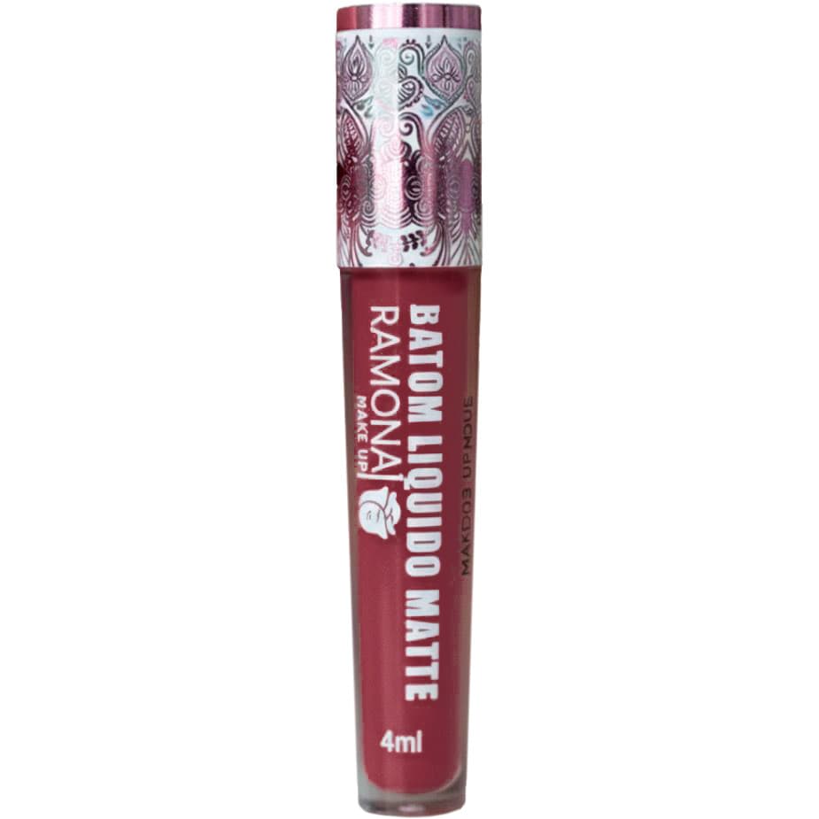 Batom Líquido Matte Cor 29 Rosa Cha 4ml - Ramona Make Up