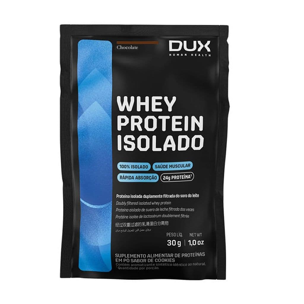 Whey Protein Isolado - 1 Sachê 27g  Chocolate - Dux Nutrition