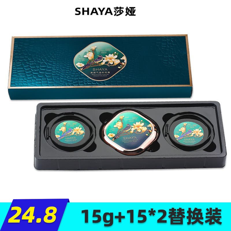 SHAYA Saya Genuine Beauty Cushion Foundation Creme Nude Maquiagem Hidratante bb Base Líquida com Substituição Maquiagem 