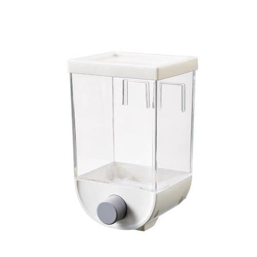 Organizador Dispenser de Cerais Grãos Suspenso Multiuso Capacidade 1L Banheiro Cozinha