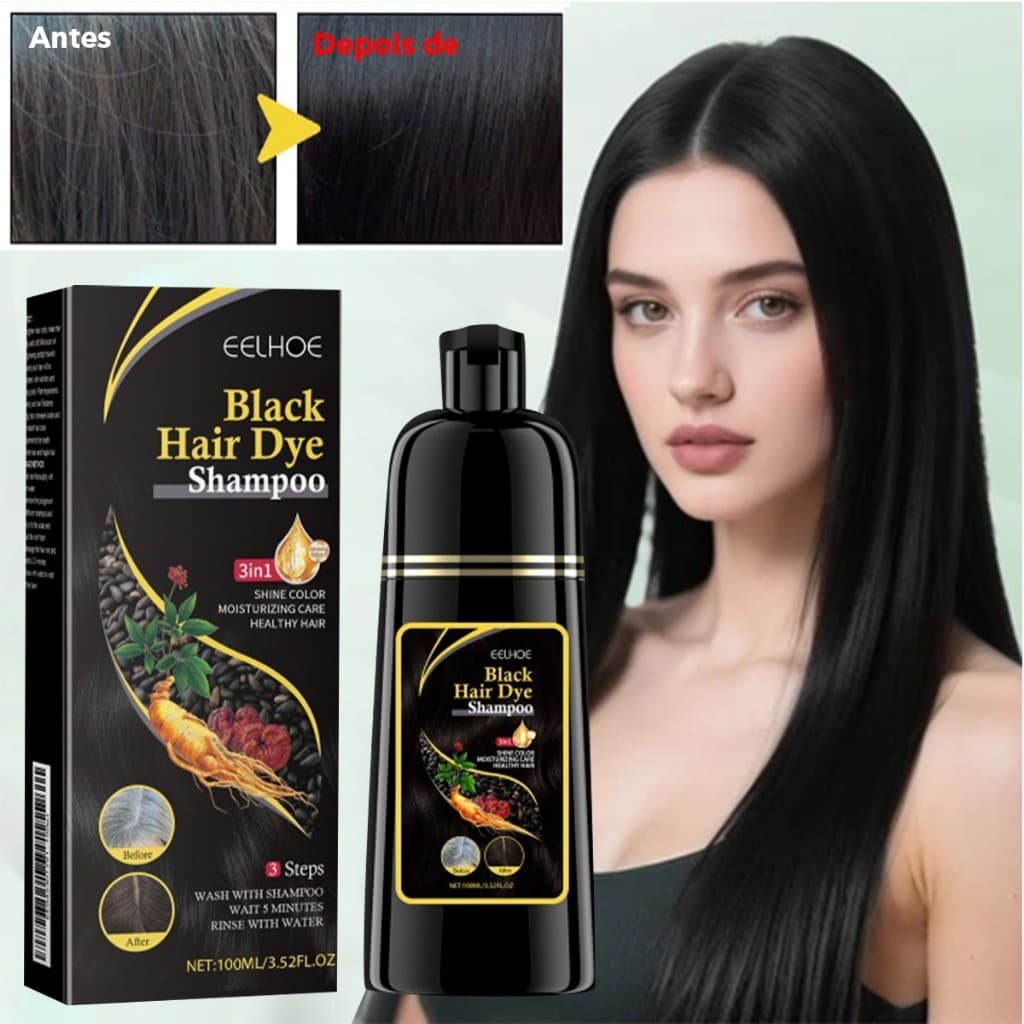 Shampoo 100ml Essência Capilar Hidratante Para Cabelos Pretos , Reparação , Limpeza E Calmante