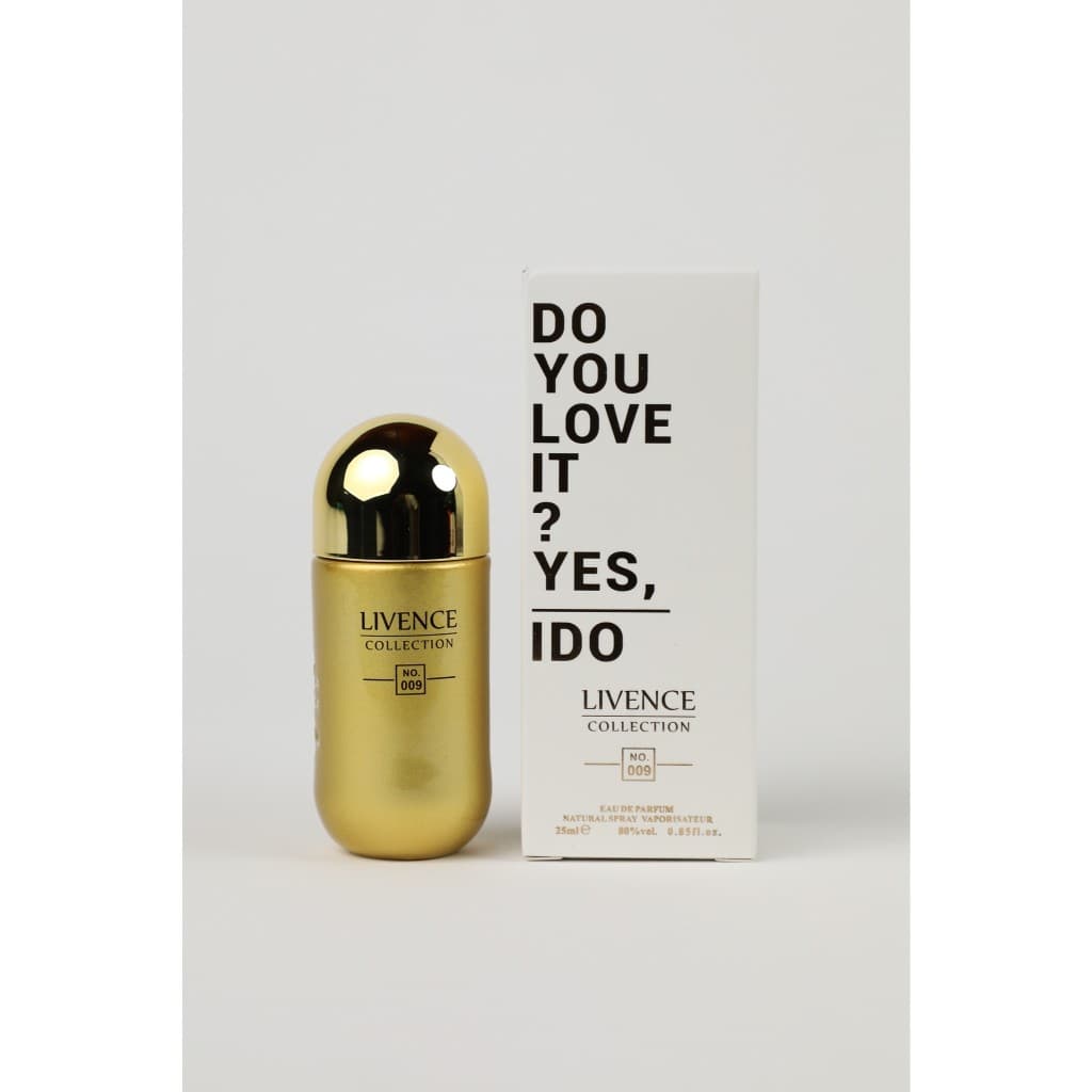 Perfume Feminino Importado 25 ml Livence Collection 009 Frutado Vip Para Mulheres decididas Presente