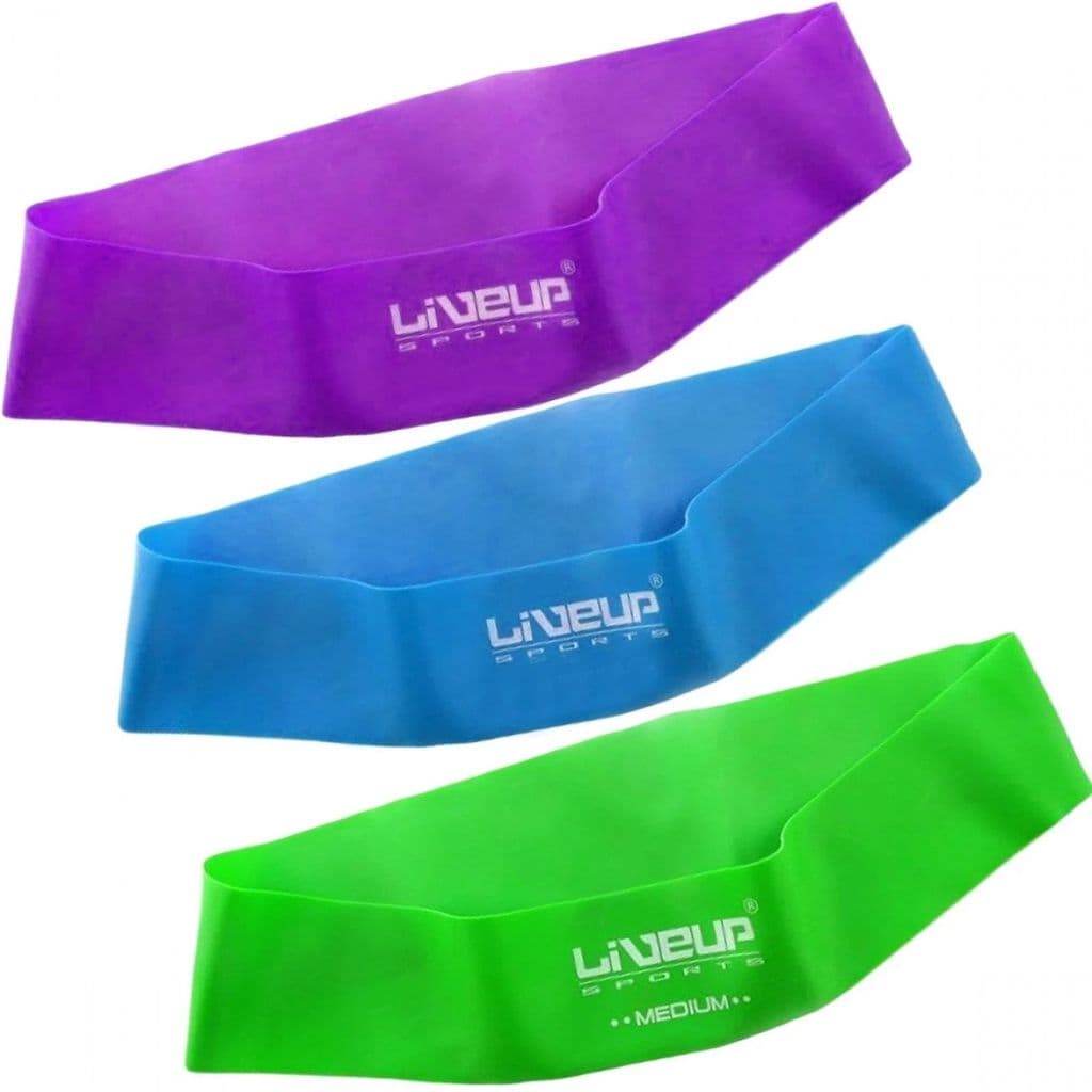Kit 3 Mini Bands - Tensão Média + Forte + Super Forte - Treino Fitness