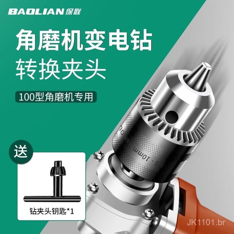 Adaptador conversor de esmerilhadeira angular para furadeira, acessórios para esmerilhadeira manual, ferramenta de conve