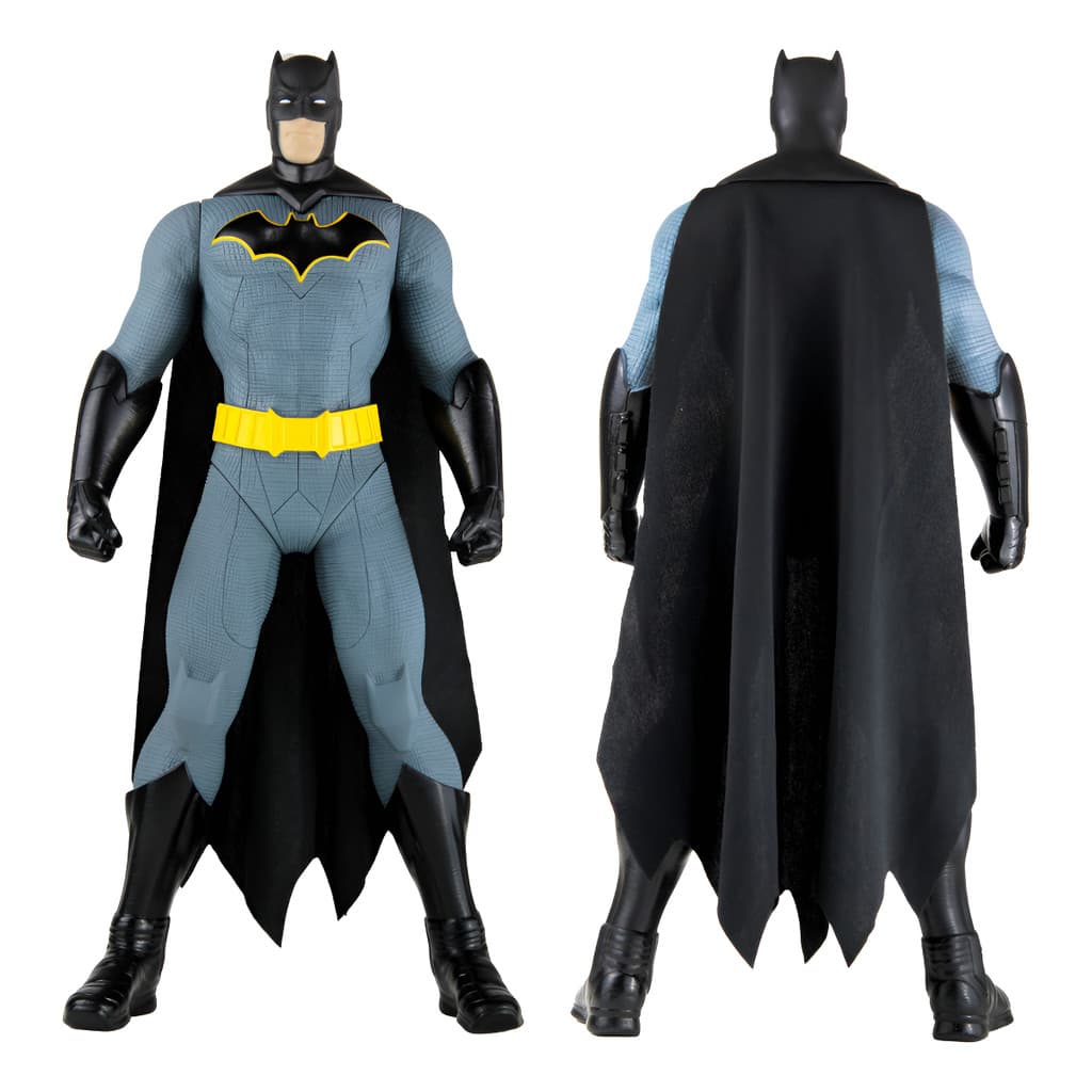 Boneco Batman Original Altura 45cm Articulado em Vinil com Capa de Tecido DC Rosita NovaBrink