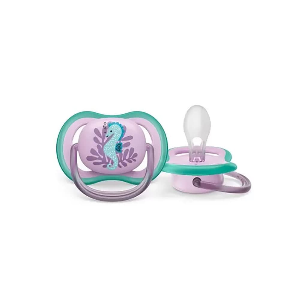 Chupeta Ultra Air 6-18m Philips Avent Cavalo Marinho 0%BPA 