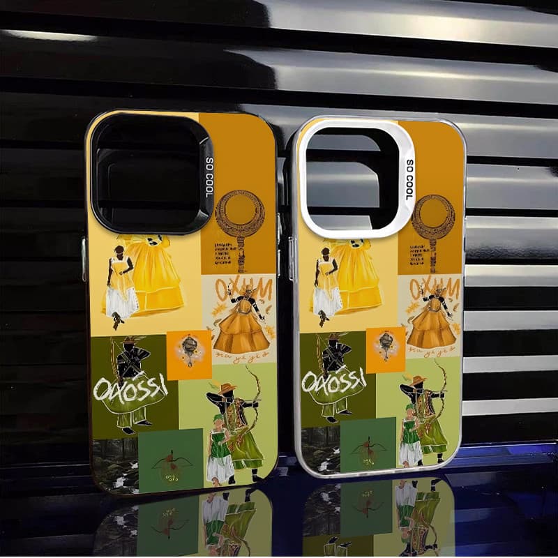 capinha de celular Oxum Elementos Pattern para iphone 13 normal 11 12 17 16 pro max 17 Air 15 plus 14 pro capa capinha