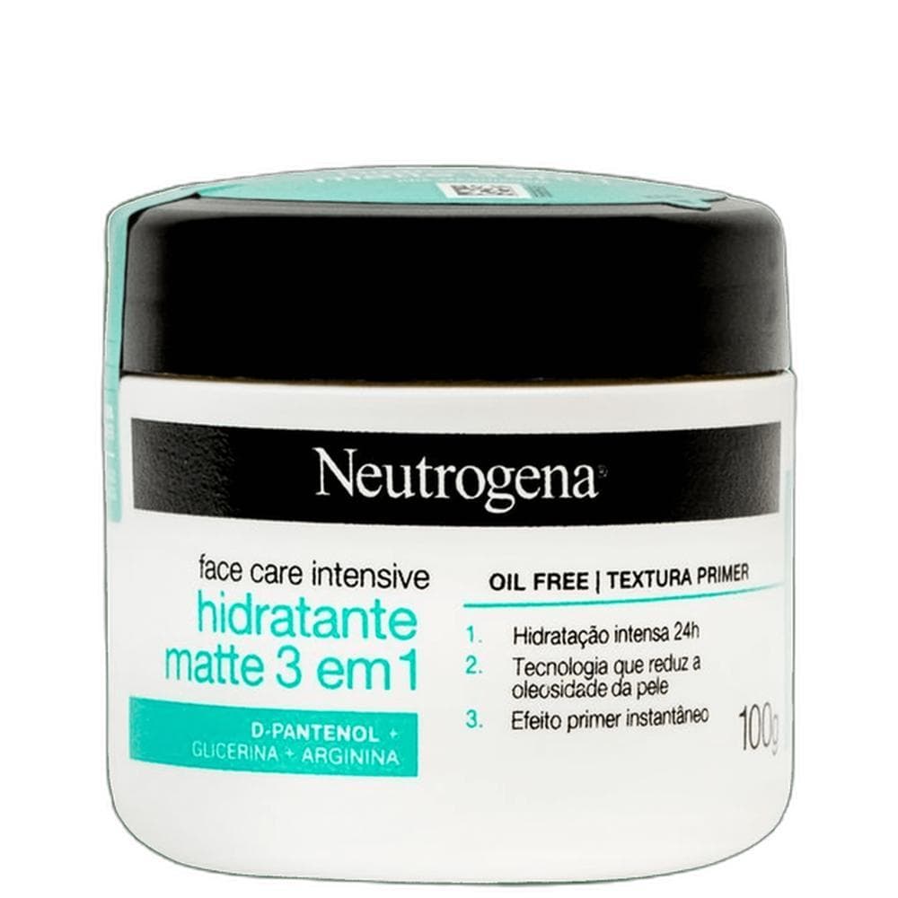 Neutrogena Face Care Matte 3 em 1 - Hidratante Facial 100g