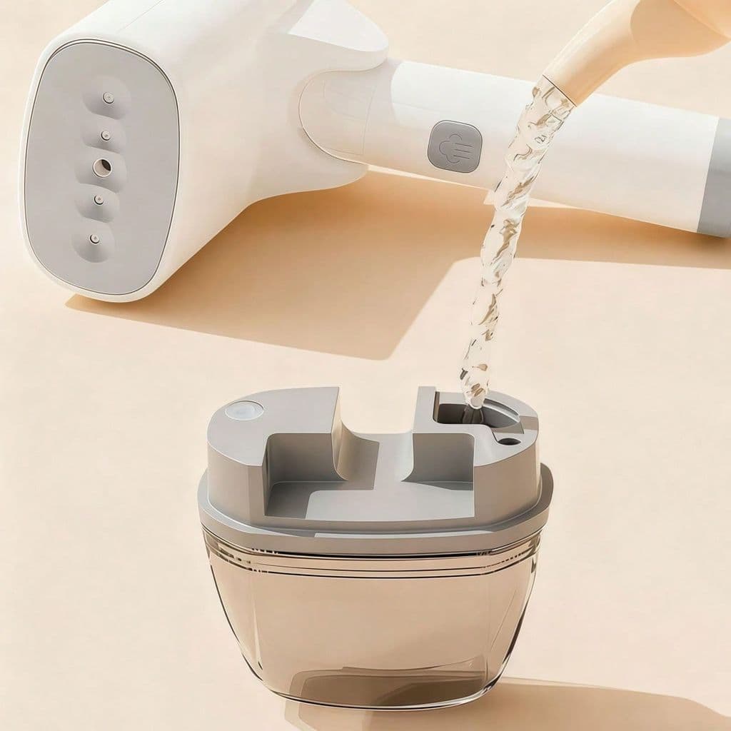 Mini Ferro de Passar Roupa a Vapor Portátil 110V - Compacto, Leve e Perfeito para Viagem P.QIU