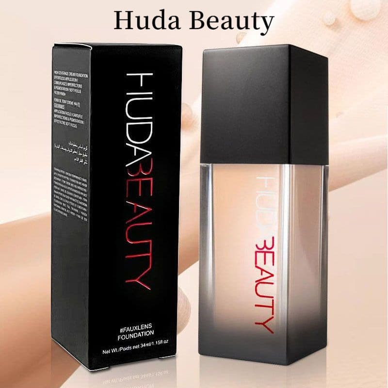 Huda Beauty Liquid Foundation Corretivo Hidratante Iluminador Líquido de controle de óleo de longa duração encontrado