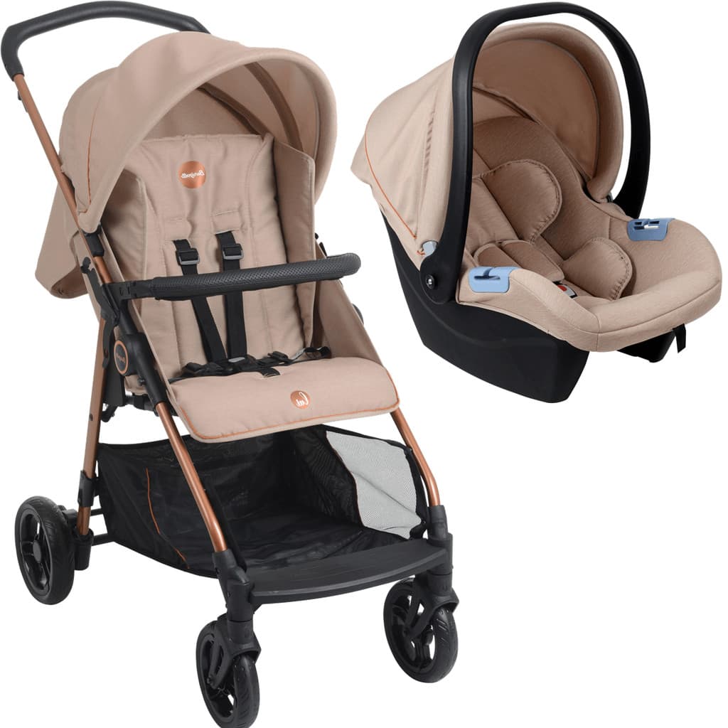 Carrinho de Bebe Passeio Bebe Conforto Burigotto Lui 22 Mon Amour