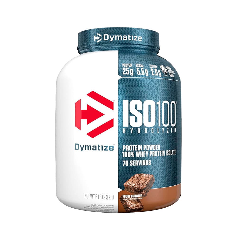 Iso100 Whey Protein Dymatize 5lb Fudge Brownie