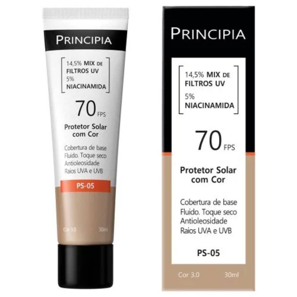 Protetor Solar Facial Principia Ps-05 Cor 3.0 Fps70 30ml