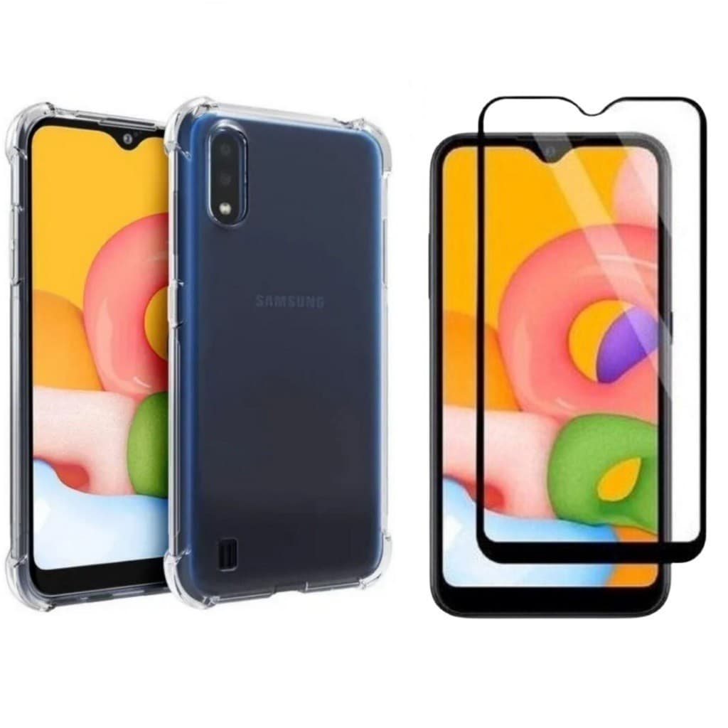 Película e Capa Capinha Para Samsung Galaxy A01