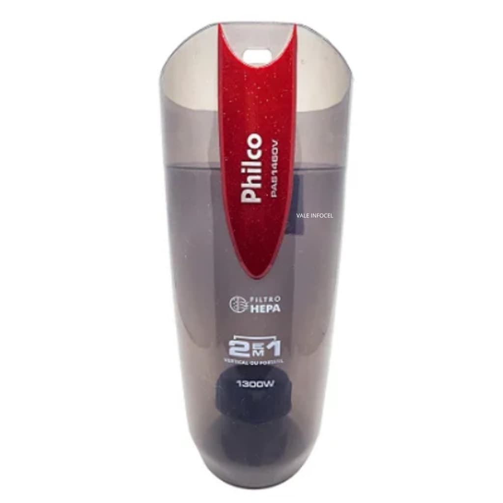 RESERVATÓRIO PARA ASPIRADOR PHILCO PAS1460V VERMELHO ORIGINAL 