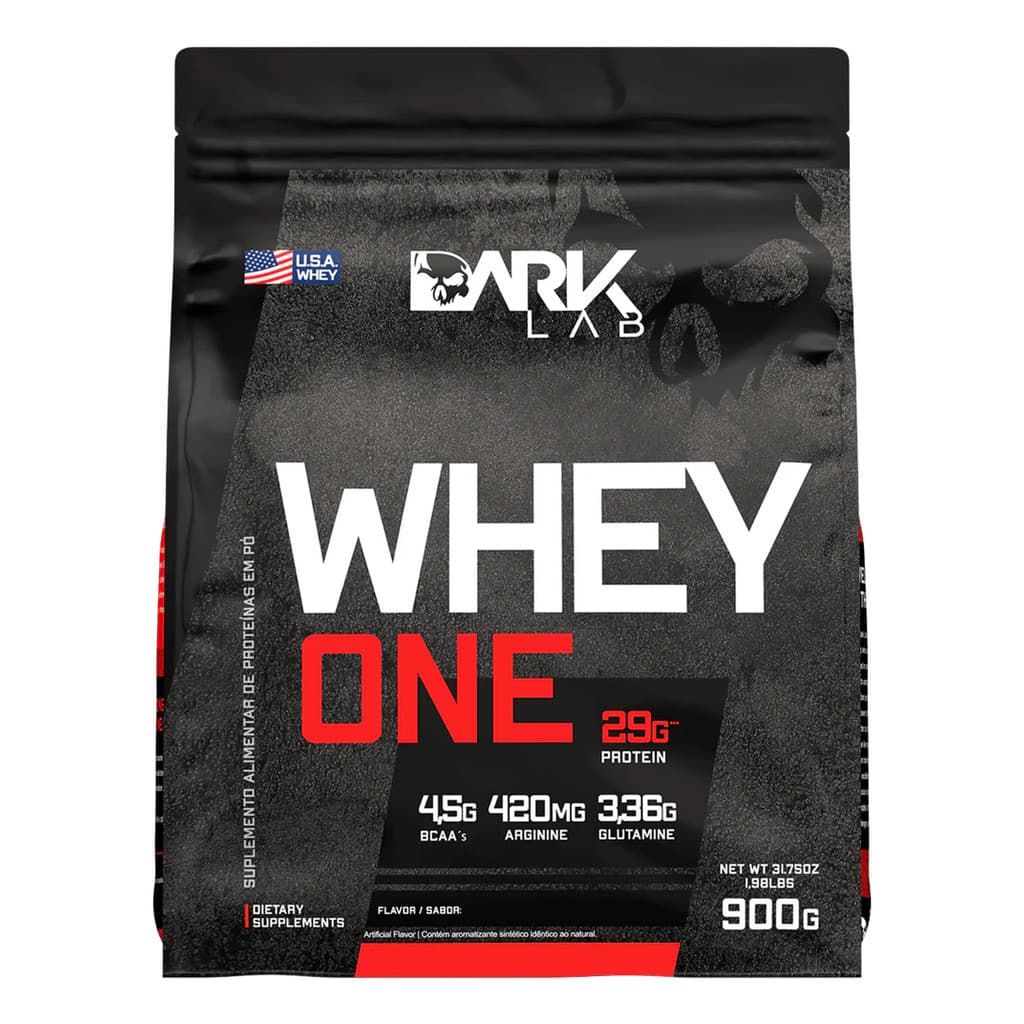 Whey One Protein Proteína Sachê Refil 900g - Dark Lab Sabor Chocolate