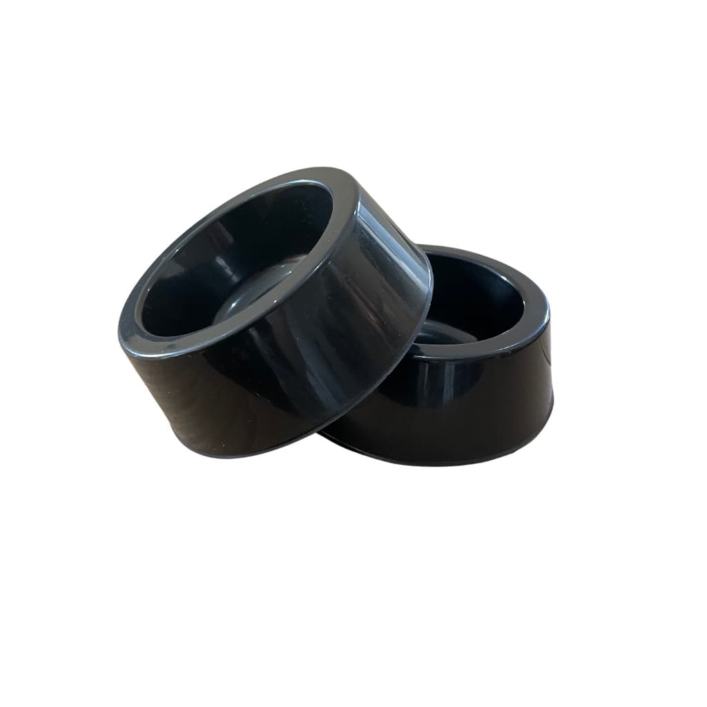 kit 2 Potes de Ração para Cachorros e Gatos – Praticidade e Higiene para Seu Pet!(Preto)