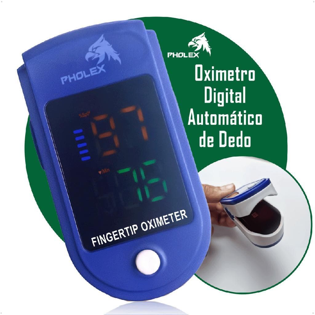 Oxímetro Digital Portátil De Dedo Pholex Medidor Saturação Doméstico