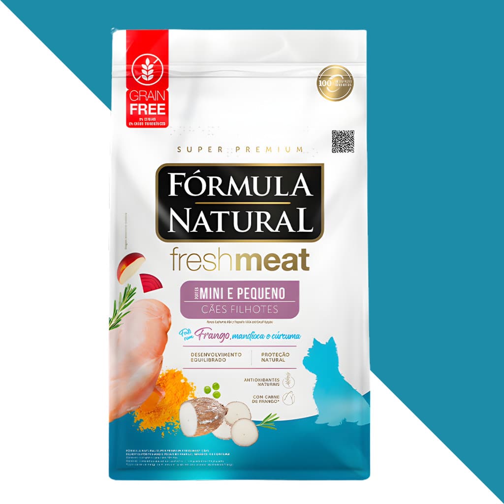 Ração Fórmula Natural Fresh Meat Filhotes Porte Pequeno 10kg Grain Free