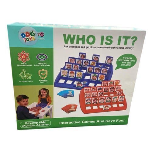 Jogo De Tabuleiro Quem Sou Eu Jogo Interativo Adivinha Quem Divertido Para Familia Adultos Criancas Desafio Social En...